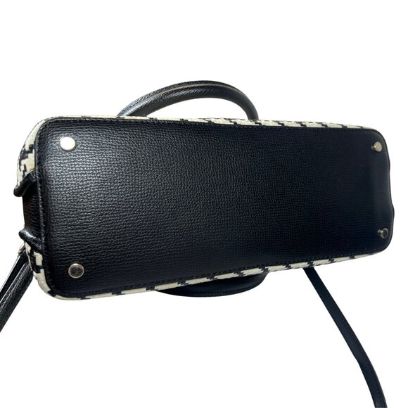 Pre-loved | Kate Spade Darcy Small Satchel Straw with Leather Trim - Picture 8 of 8
